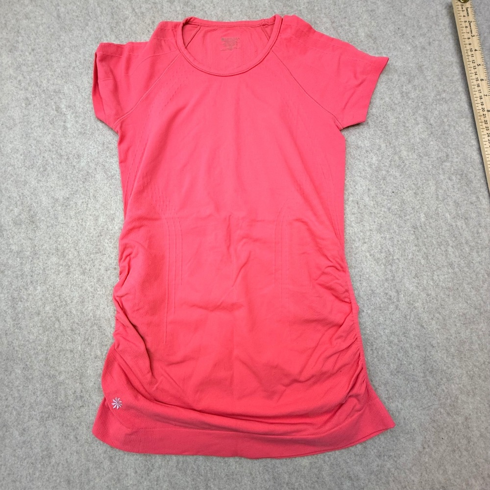 Athleta Speedlight Pink Short Sleeve Seamless Running Training Top XS